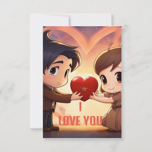 "Für immer!" Dankeskarte (Vorderseite)