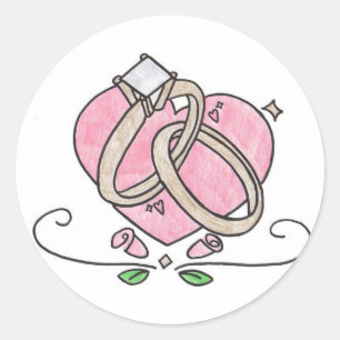 Für immer deins. runder aufkleber