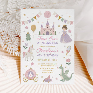 Für immer eine Prinzessin: Königliches Märchen zum Einladung