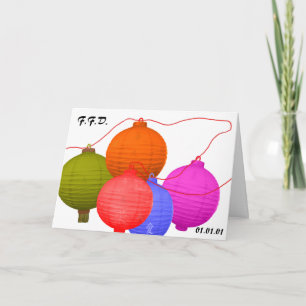 Für immer Familie Tag-Auf Weiß Karte