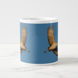 Für immer freier Krane im Flug personalisieren Nam Jumbo-Tasse