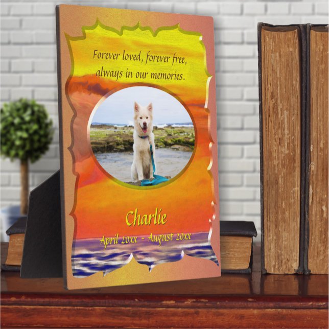 Für immer geliebtes Haustier-Memorial 2443 Fotoplatte (Von Creator hochgeladen)