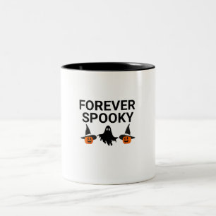 Für immer gruseliger Halloween-Becher Zweifarbige Tasse