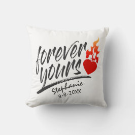 Für immer Ihr Individuelle Name Valentine | Dekoki Kissen
