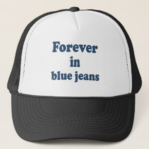 Für immer im Blue Jeans-Kleid Truckerkappe