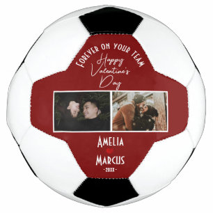 Für immer in deinem Team Valentinstag 2 Fotos Fußball