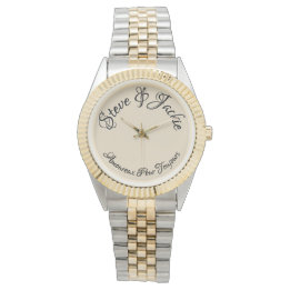 Für immer in der Liebe schauen sich französische D Armbanduhr