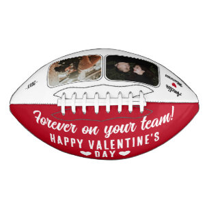 Für immer in Ihrem Team Herz 2 Foto Valentine Football
