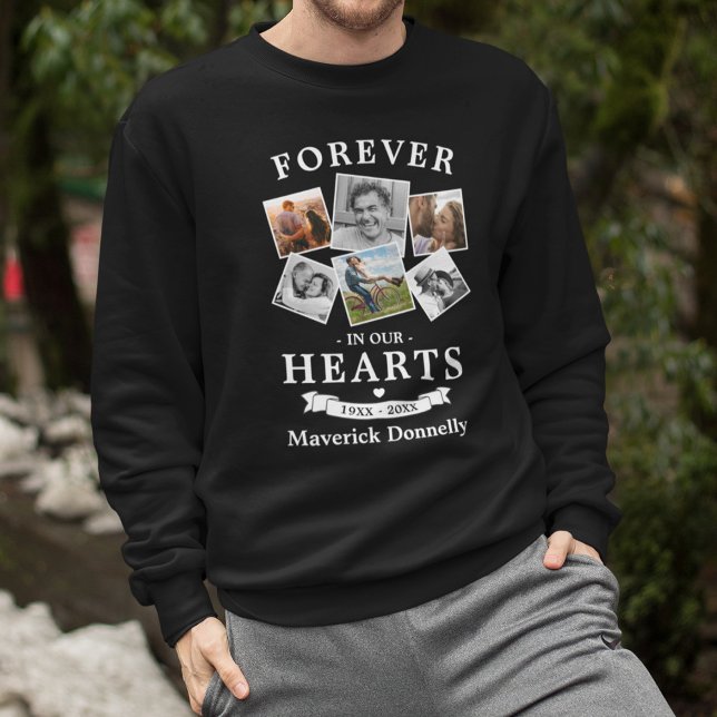 Für immer in unserem Hearts Memorial Sweatshirt (Von Creator hochgeladen)
