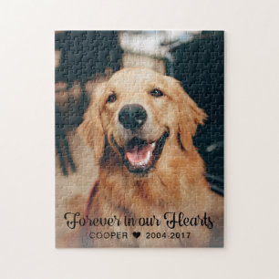 Für immer in unserem Hearts Pet Memorial Keepake F