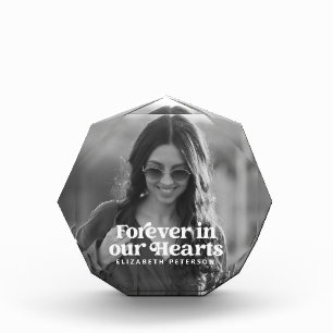 Für immer in unserem Hearts Simple Custom Foto Me