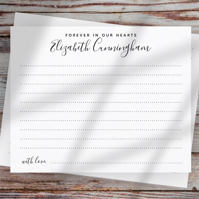 Für immer in unserem Herzen Elegantes Begräbnis (Von Creator hochgeladen)