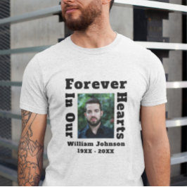 Für immer in unserem Herzen Trauer in der Liebe Er T-Shirt