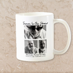 Für immer in unserem Herzen Vater Großvater Gedenk Kaffeetasse