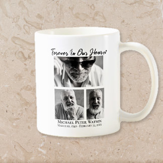 Für immer in unserem Herzen Vater Großvater Gedenk Kaffeetasse