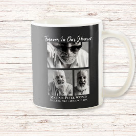 Für immer in unserem Herzen Vater Großvater Gedenk Kaffeetasse