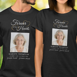Für immer in unseren Herzen Foto-Gedenkstätte T-Shirt