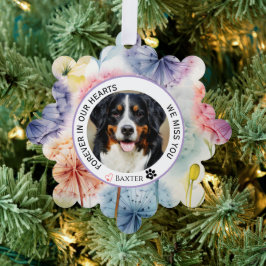 Für immer in unseren Herzen Pet Paper Ornament Car