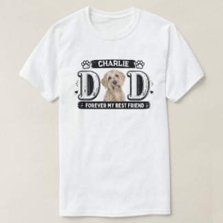 Für immer mein bester Freund Hund Papa Design T-Shirt