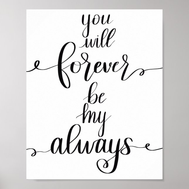 Für immer mein Poster (Vorne)