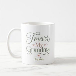 Für immer meine Oma personalisiertes Namensgeschen Kaffeetasse