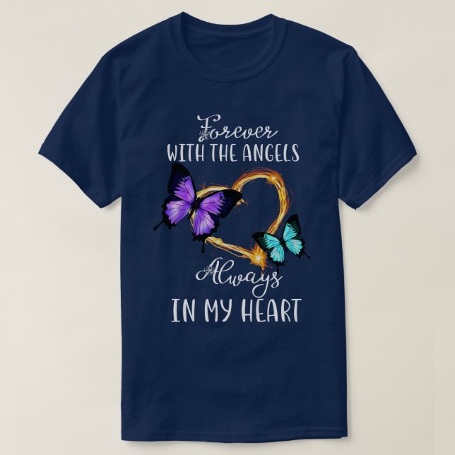 Für immer mit den Engeln T-Shirt (Design vorne)