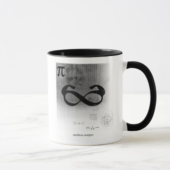 für immer Nerd Kaffee Tasse (Rechts)