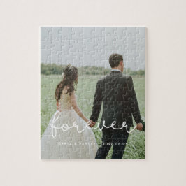 Für immer niedliches whimsical Hochzeit-Foto