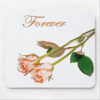 Für immer romantisch/Hochzeit Mousepad