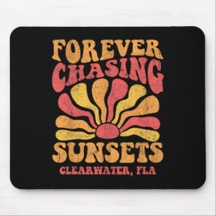 Für immer Sonnenuntergänge jagen Clearwater Florid Mousepad