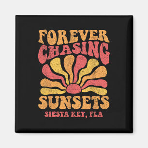 Für immer Sonnenuntergänge jagen Siesta Key Beach Magnet