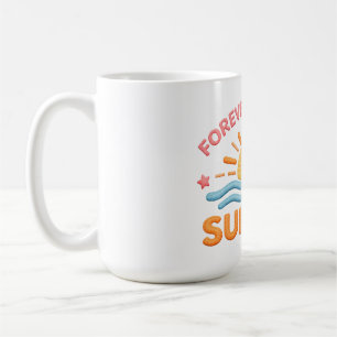 Für immer Sonnenuntergänge jagend Niedlich lächeln Kaffeetasse