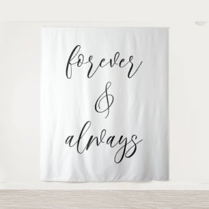 Für immer und immer ein Hochzeitsangebot Wandteppich