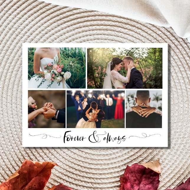 Für immer und immer moderne Fotokollektion Danke (Von Creator hochgeladen)