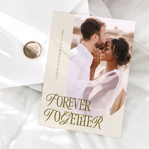 Für immer Vintage Hochzeit Ankündigung