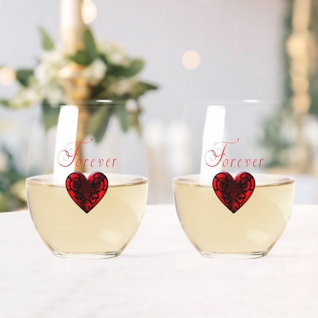 Für immer weinglas ohne stiel (Insitu (Hochzeit))