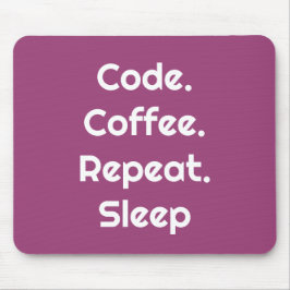 Für Ingenieure – Code. Kaffee. Schlafmauspad Mousepad