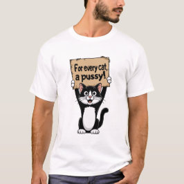 Für jede Katze, eine Fotze! T-Shirt