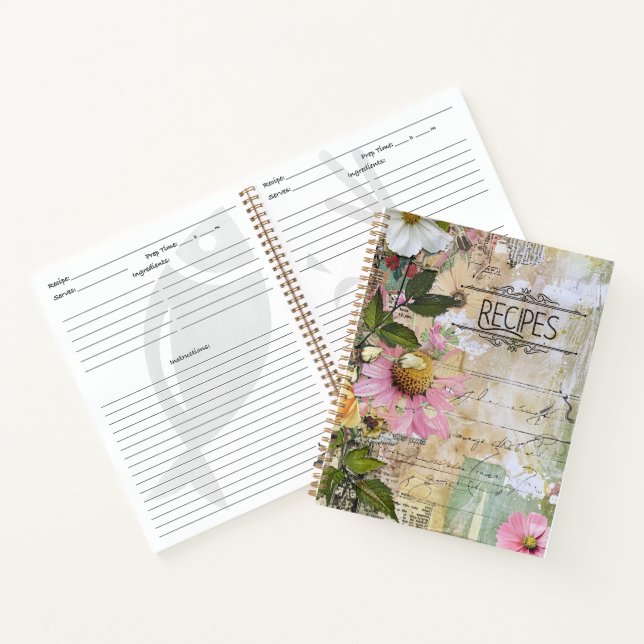 Für jede Küche ein individuelles Rezept Notizbuch (Innenseite)