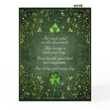 Für jede Petal auf dem Kleeblatt Irish BIG Geburts