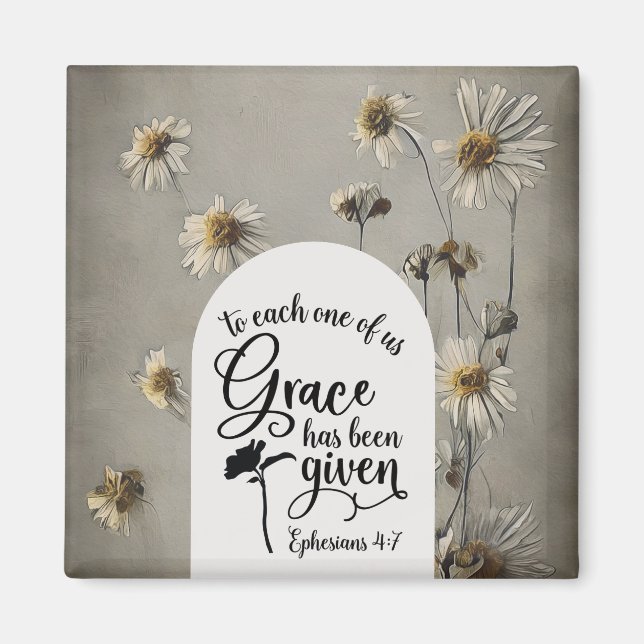 Für jeden von uns erhält Grace die Bibel Magnet (Vorne)