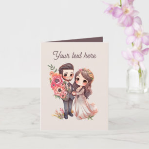 Für jeden Zweck Nachricht hinzufügen Hochzeit Karte