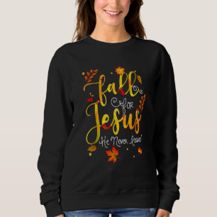 Für Jesus fallen Er verlässt den christlichen Glau Sweatshirt
