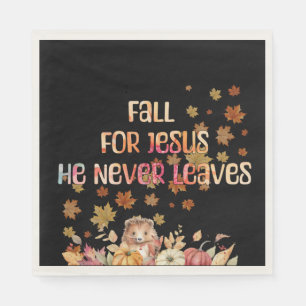 Für Jesus fällt er niemals Design Verlasst Serviette