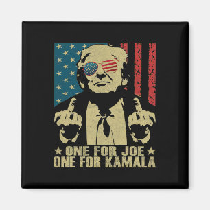 Für Joe One für Kamala Funny Trump 2024 Magnet