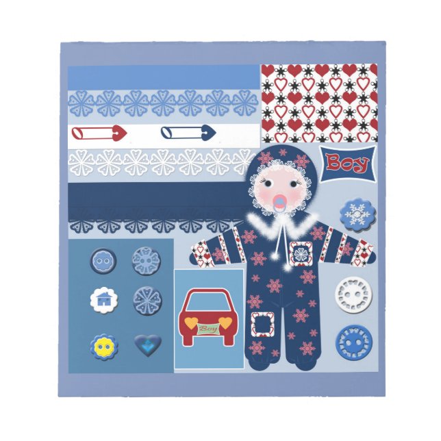 Für Junge Notizblock (Vorderseite)