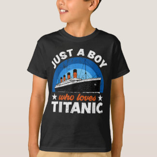 Für Jungs, die nur Liebe RMS Titanic T - Shirt