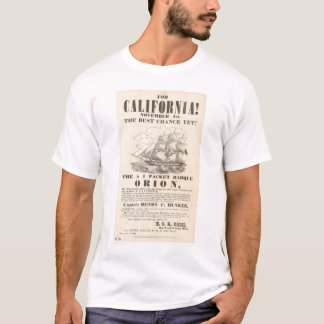 Für Kalifornien! … "Orions" Anzeige (1281A) T-Shirt