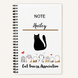Für Katzen-Liebhaber - SpiralNotebook Notizbuch