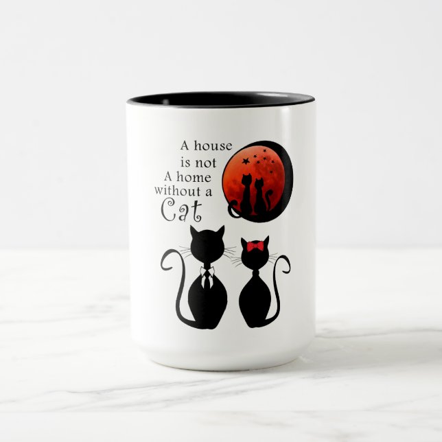 Für Katzenliebhaber Tasse (Zentrum)